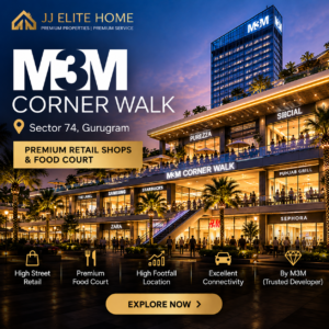 M3M Corner Walk - Premium Retail Shops & Food Court (Sec 74, Gurugram)
